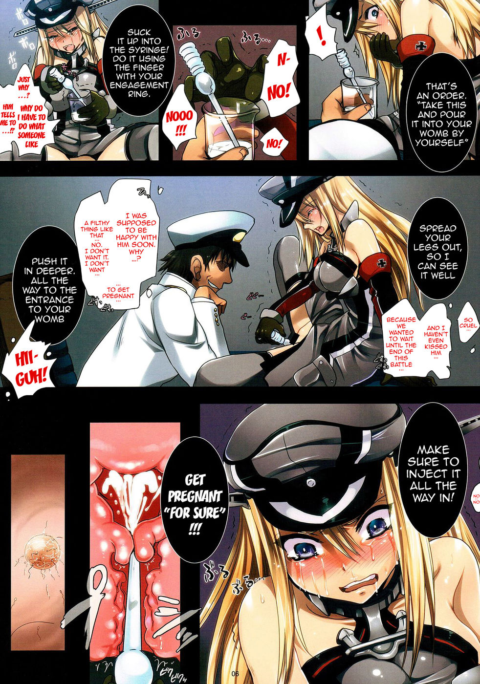 Hentai Manga Comic-Pregnancy Collection 3 - Bismarck is Stolen from Marriage Through Hypnosis-Read-6